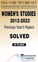 NTA NET/JRF WOMEN'S STUDIES PREVIOUS YEARS PAPERS | UP TO DATE