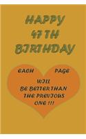 Happy 47Th Birthday !
