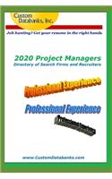 2020 Project Managers Directory of Search Firms and Recruiters