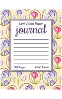 Low Vision Paper Journal