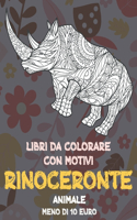Libri da colorare con motivi - Meno di 10 euro - Animale - Rinoceronte