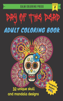 Day Of The Dead Adult Coloring Book