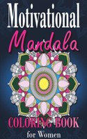 Motivational Mandala Coloring Book for Women