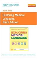 iTerms Audio for Exploring Medical Language - Retail Pack