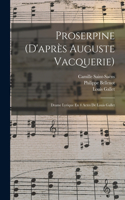 Proserpine (d'après Auguste Vacquerie)