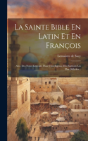 Sainte Bible En Latin Et En François