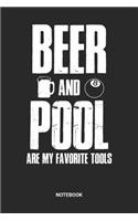 Notebook: Dotted Lined Pool Billiard Themed Notebook (6x9 inches) ideal as a Funny Billards Journal. Perfect as a 8-Ball Book for all Pool or Snooker Lover. G