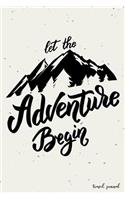 Let The Adventure Begin