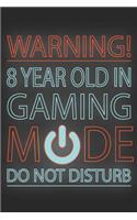 8 Year Old In Gaming Mode