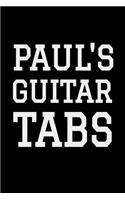 Paul's Guitar Tabs