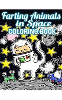 Farting Animals In Space Coloring Book: The Flatulent Frontier