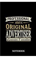 Professional Original Advertiser Notebook of Passion and Vocation