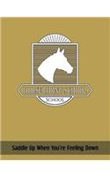 Horse Riding School: Journal Notebook Horse Gifts for Women, Girls, Horses and Pony Lovers