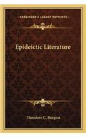 Epideictic Literature