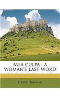Mea Culpa