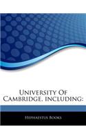 Articles on University of Cambridge, Including