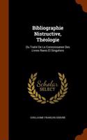 Bibliographie Nistructive, Théologie