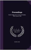 Proceedings: Grand Lodge of A.F. & A.M. of Canada, 1863 Volume 1863