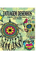 Tatuagem Desenhos Livro de Colorir Para Adultos