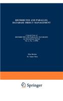 Distributed and Parallel Database Object Management