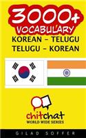 3000+ Korean - Telugu Telugu - Korean Vocabulary