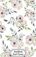 Notebook Journal Dot-Grid, Graph, Lined, Blank No Lined: Cute Flower: Small Pocket Notebook Journal Diary, 120 Pages, 5.5 X 8.5 (Blank Notebook Journa