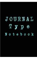 Journal Type Notebook