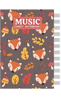 Music Sheet Notebook
