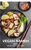 Vegan Ramen 2020 Weekly Monthly Planner