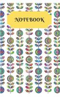 Notebook: A Notebook to write your every day activities, thoughts and goals. - Floral design with White background