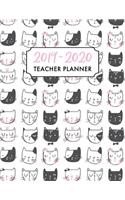 Teacher Planner 2019-2020: Lesson Planner for Academic Year July 2019 - June 2020, 7 Subject Weekly Lesson Planner + Monthly Calendar View, Comes with Goals Section + Notes, C