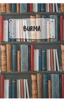 Burma: Ruled Travel Diary Notebook or Journey Journal - Lined Trip Pocketbook for Men and Women with Lines
