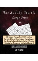 The Sudoku Secrets - Large Print #11: 100 Sudoku Puzzles That Will Transform You Into A World Class Sudoku Puzzle Master (Get Ready To Solve Diabolically Hard Puzzles, Suitable For Teena
