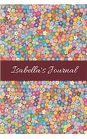 Isabella: Cute Personalized Name Journal for Women & Girls - Blank Lined Gift Notebook/Diary for School, Work or Home