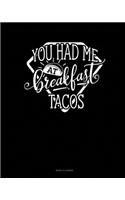 You Had Me At Breakfast Tacos: Menu Planner