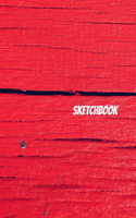 Sketchbook: Red Wooden Wall Design