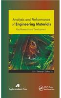 Analysis and Performance of Engineering Materials