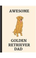 Awesome Golden Retriever Dad