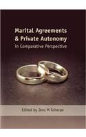 Marital Agreements and Private Autonomy in Comparative Perspective