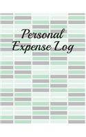 Personal Expense Log: Personal Budget Log Book