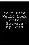 Your Face Would Look Better Between My Legs: Blank Lined Journal: Blank Lined Journal