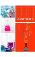 Lab Notebook: Chemistry Laboratory Notebook for Science Student / Research / College, Composition Books 8.5 x 11 inch