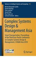 Complex Systems Design & Management Asia