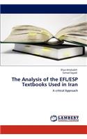 Analysis of the EFL/ESP Textbooks Used in Iran