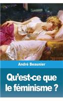 Qu'est-ce que le feminisme ?