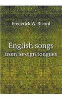 English songs from foreign tongues: (English)