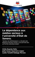 dépendance aux médias sociaux à l'université d'État de Sonora.