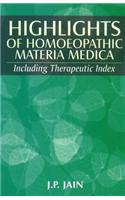 Highlights of Homoeopathy Materia Medica
