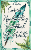 Cursive Handwriting Workbook For Adults