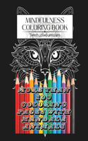 Mindfulness Coloring Book with Mandala Animals for Adults